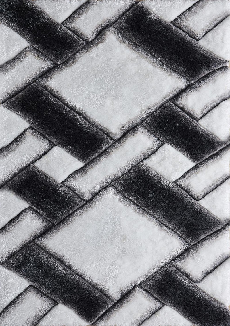Black and White Mateos Rug 